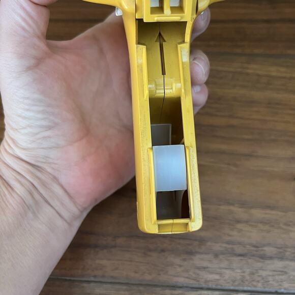 Vintage Astro Rotary Compact Hand-Held Label Maker Yellow - Picture 6 of 11